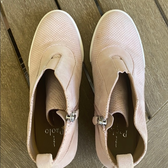 Linea Paolo Felicia Wedge Bootie Sneaker Blush 6.5 - Picture 9 of 11